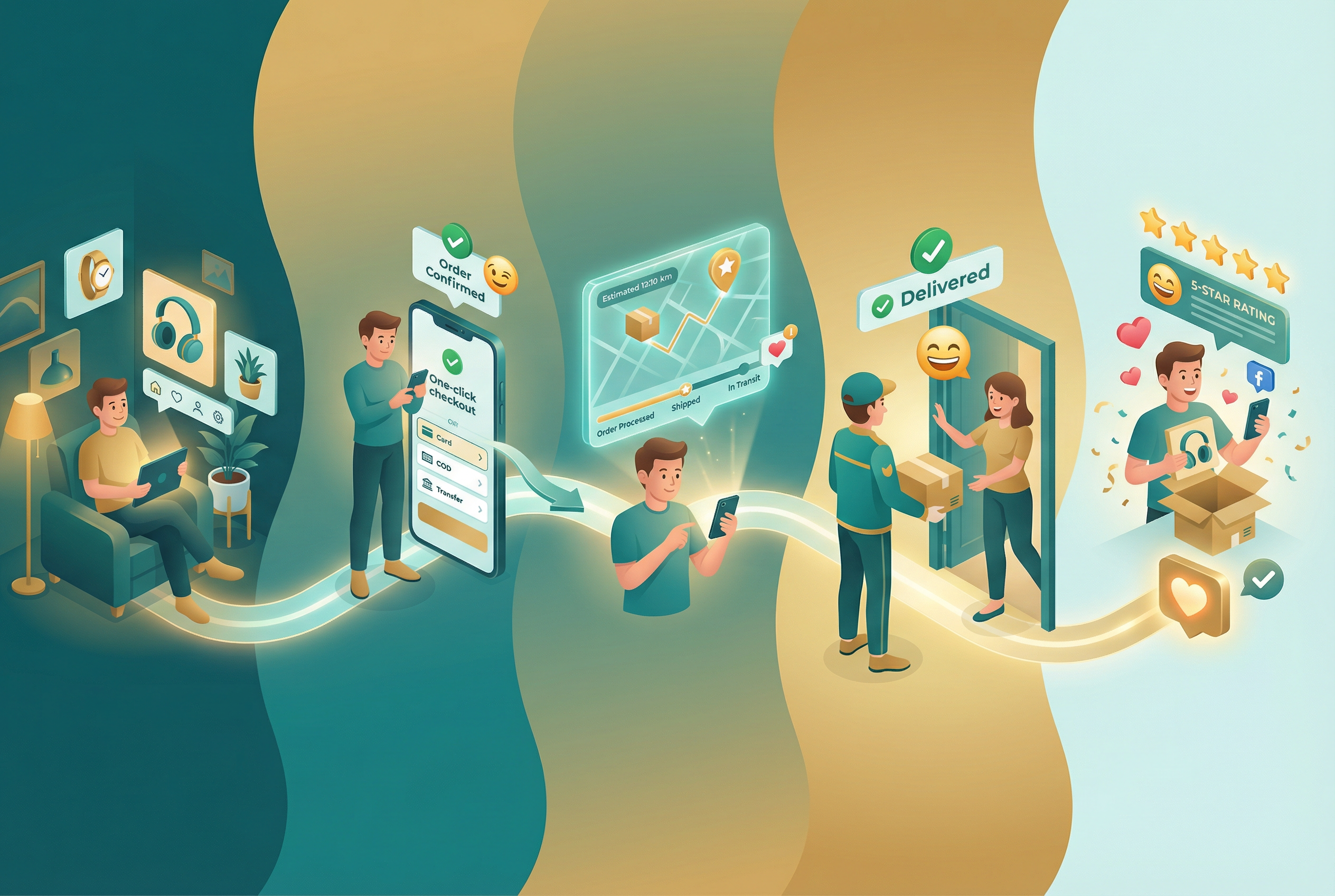 كيف تتحول من تاجر صغير إلى متجر إلكتروني يبيع مئات الطلبات يوميًا